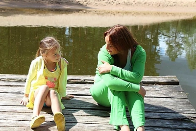 Ermita K. (Kaunas) su mama