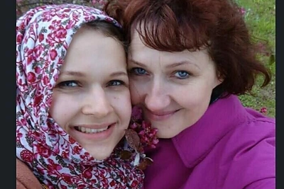 Julija V. (Kaunas) su mama