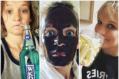 Komikė kelia revoliuciją sveiko gyvenimo būdo užtvindytame instagrame