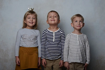 Trynukai Kamilė, Motiejus ir Pijus.