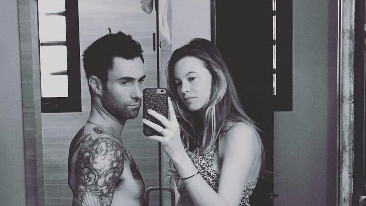 Adamas Levine'as ir Behati Prinsloo