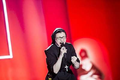 Cristinos Scuccia koncerto akimirka