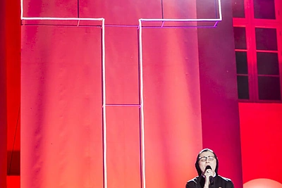 Cristinos Scuccia koncerto akimirka