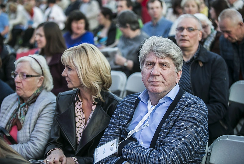 Koncerto „Aš čia“ akimirka