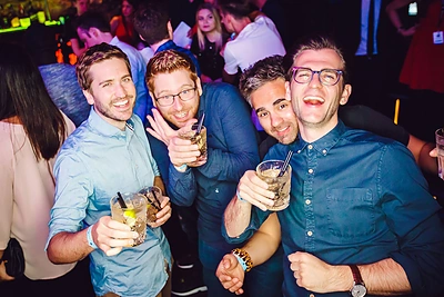 Vakarėlio klube „Mojo Lounge“ akimirka