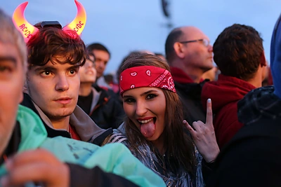 „AC/DC“ koncerto akimirka