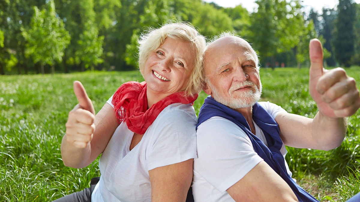 Laimingi senatvėje.