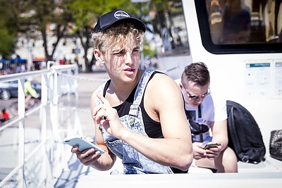 Donato Montvydo laisvalaikis Stokholme: pasiplaukiojimas laivu ir piknikas pakrantėje