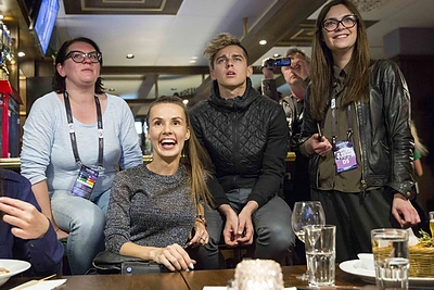 Donatas Montvydas pirmąjį „Eurovizijos“ pusfinalį žiūrėjo airiškame bare