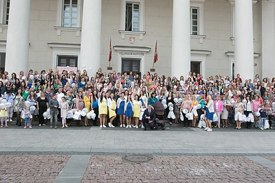 Nėščiųjų šventė Vilniaus rotušėje