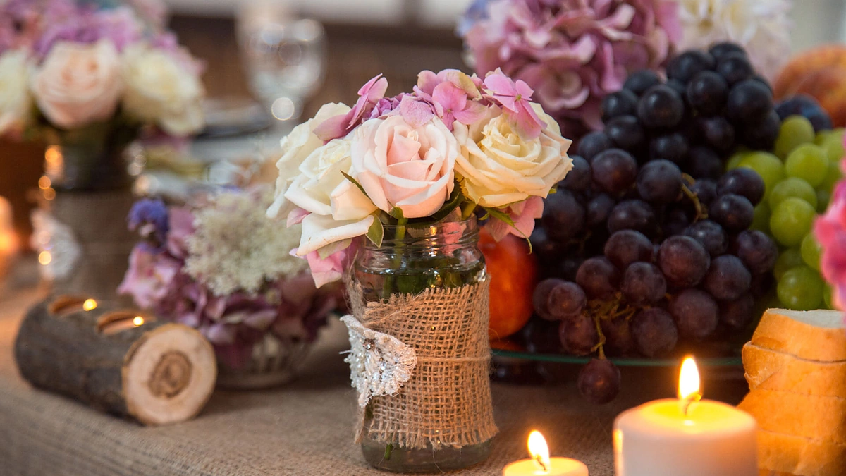 Gėlių kompozicija.