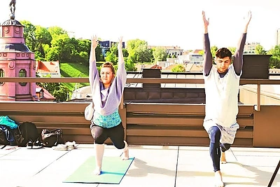 Milanos Jašinskytės jogos pamoka