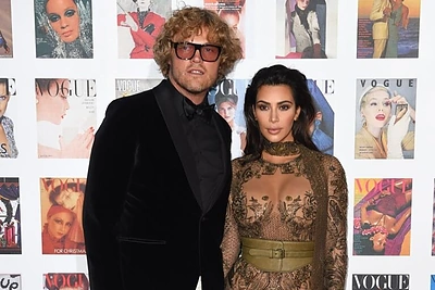 „Roberto Cavalli“ dizaineris Peteris Dundas ir Kim Kardashian