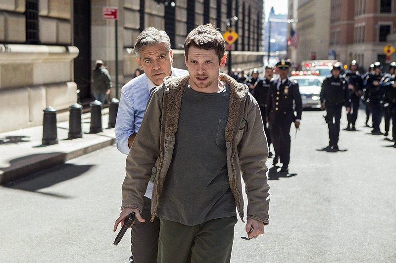 George'as Clooney ir Jackas O'Connellas filme „Pinigų monstras“