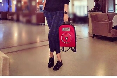 „Elvyra Design“ papuošalais pasipuošusi Yelena Leuchanka