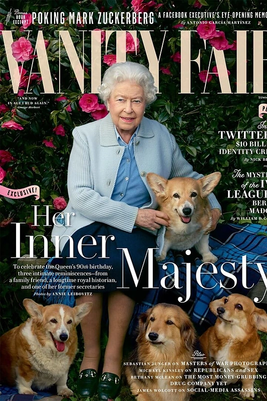 Karalienė Elizabeth II su augintiniais