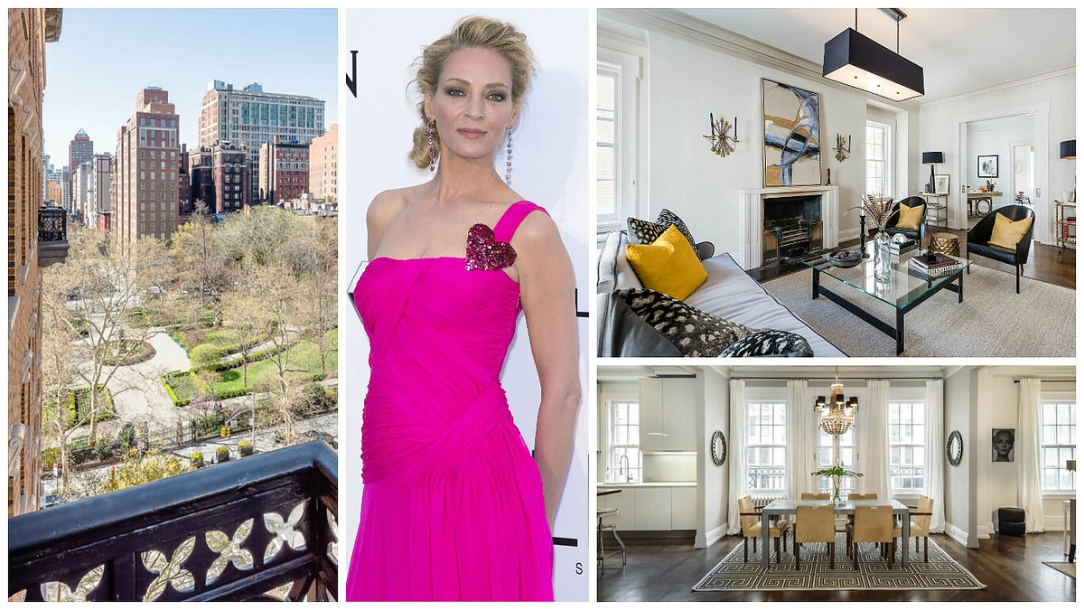 Uma Thurman už 6 mln. dolerių parduoda apartamentus Niujorke su privačiu parku