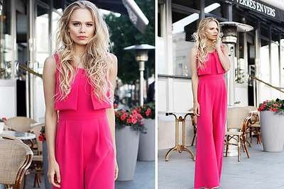 Drabužių kolekcijos „Spalvų infekcija“ modelis