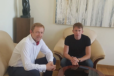 Skandalingasis Egidijus Dragūnas susitiko su kultūros ministru: kalbėjosi apie muziką ir politiką