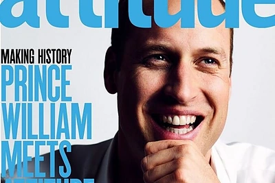 Princas Williamas pozavo gėjų žurnalo „Attitude“ viršeliui ir davė interviu
