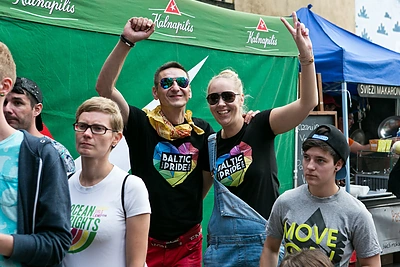 „Baltic Pride Park“ koncerto akimirka