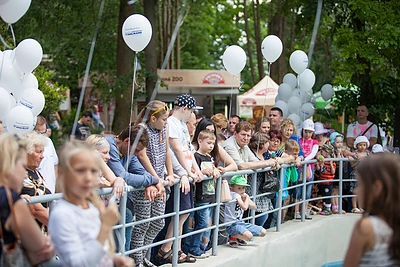Naujos voljero ruoniui atidarymo šventė zoologijos sode