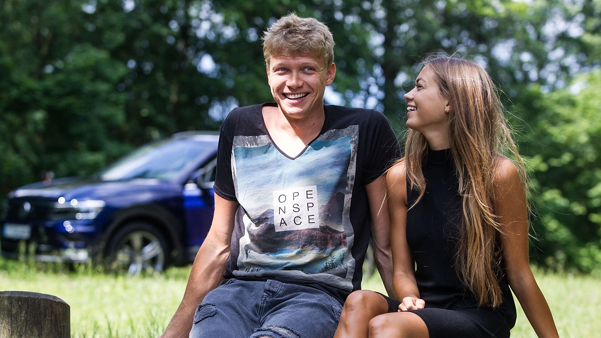 Mindaugas Kuzminskas su drauge Egle išbandė VW „Tiguan“