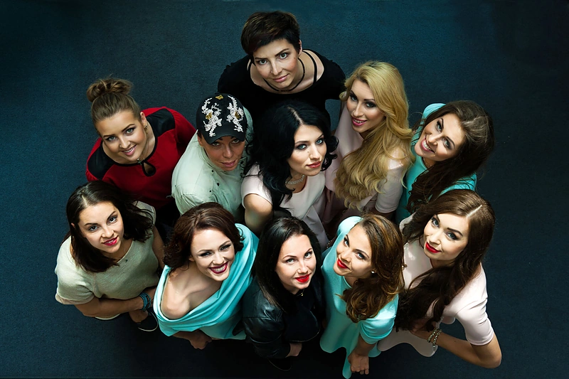 „Miss Racing“ dalyvių fotosesija