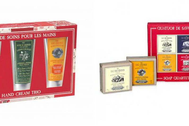 Muilų „Botanical“ ir rankų kremų „Hand Cream Trio“ rinkinys