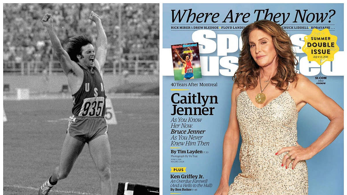 Caitlyn Jenner pelnė aukso medalį 1976-ųjų olimpiadoje Monrealyje dar būdama vyru, Bruce'u Jenneriu