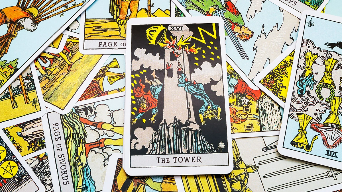 Taro kortos. Bokštas