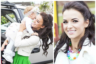 Žvagulių dukros krikšto mama tapusi Irūna Puzaraitė: „Man tai įžanga į motinystę“