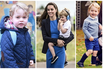 Princas George'as švenčia trečią gimtadienį: gražiausių nuotraukų albumas