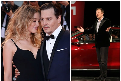 Su Johnny Deppu besiskirianti Amber Heard laiką leidžia milijardieriaus Elono Musko draugijoje