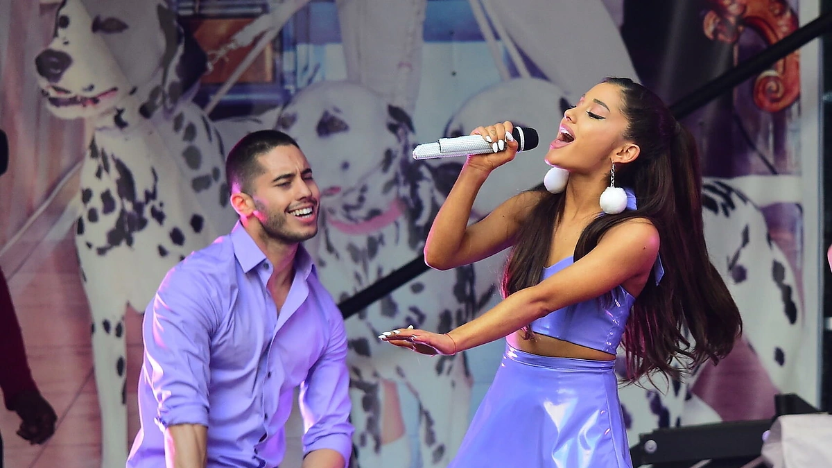 Ariana Grande ir Ricky Alvarezas