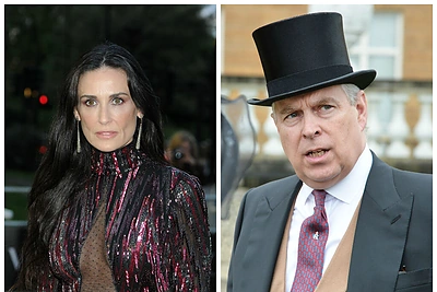 Karalienė Elizabeth II nesidžiaugia: princas Andrew užmezgė romaną su aktore Demi Moore
