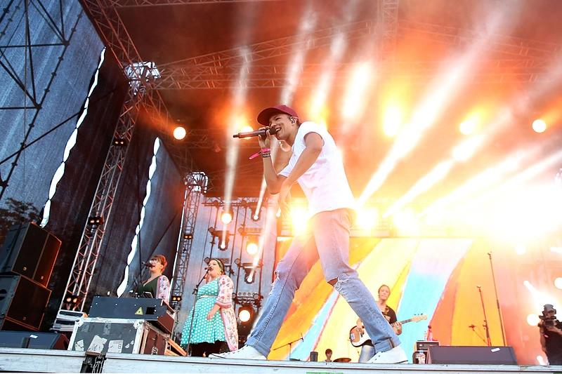 Franso koncerto „Granatos Live“ akimirka