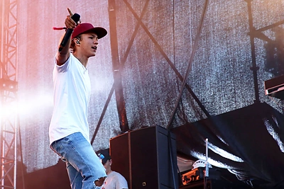 Franso koncerto „Granatos Live“ akimirka