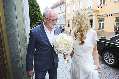 Giedrė Žickytė su tėčiu Alvydu