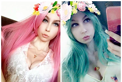 Su vaikinu išsiskyrusi Simona Milinytė pakeitė šukuoseną – persidažė rožine spalva