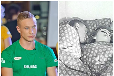 Su realybės šou „2 barai” dalyve pasimylėjęs Renaldas viešai atsiprašė savo merginos: „Aš kiaulė“