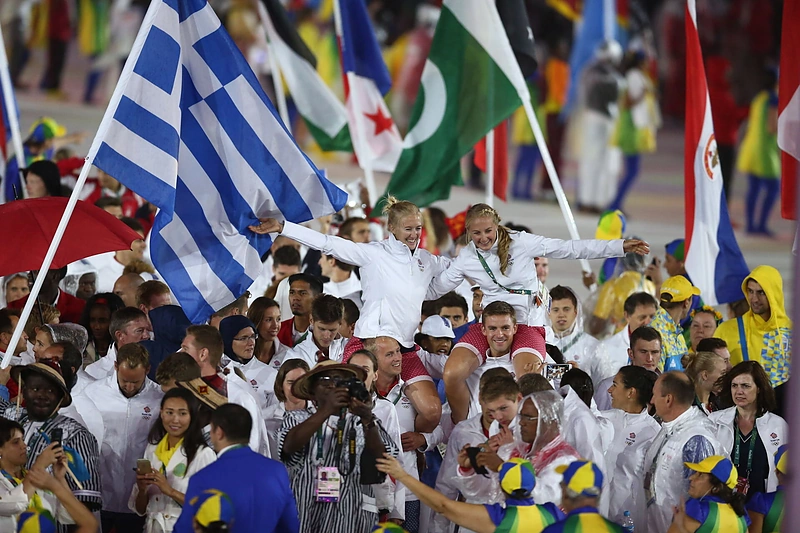 Rio de Žaneiro olimpiados uždarymo momentas