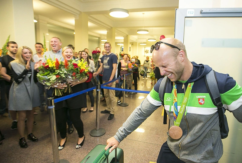 Iš Rio de Žaneiro sugrįžo Aurimas Lankas ir Edvinas Ramanauskas