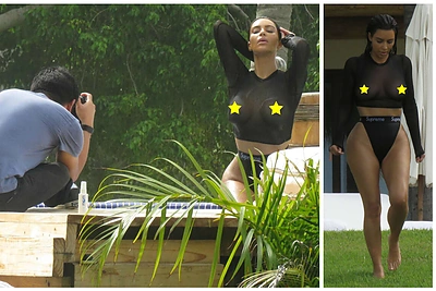 Meksikoje atostogavusi Kim Kardashian surengė erotinę fotosesiją: žiūrėkite paparacų nuotraukas