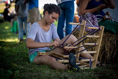 Festivalio „Mėnuo juodaragis“ akimirka
