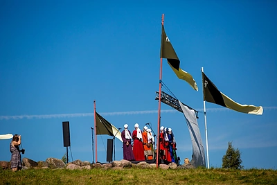 Festivalio „Mėnuo juodaragis“ akimirka