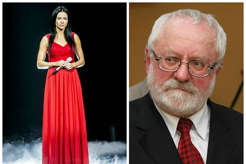 Aistė Pilvelytė ir jos tėvas Algirdas Pilvelis