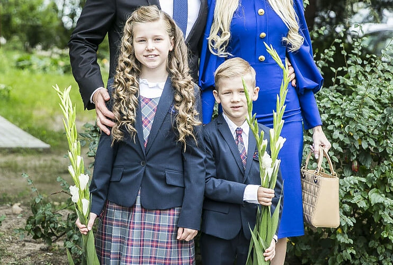 Ingos ir Aivaro Stumbrų sūnus Gabrielius žengė į paruošiamąją klasę