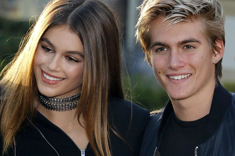 Kaia Gerber ir Presley Gerberis