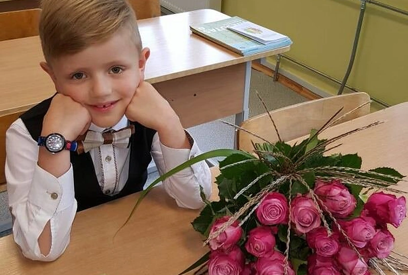 Ryčio Cicino ir Neringos Kavaliauskaitės sūnus Adas